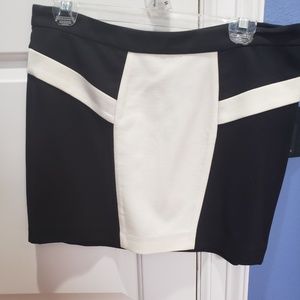 L.A.M.B. Colorblock Miniskirt